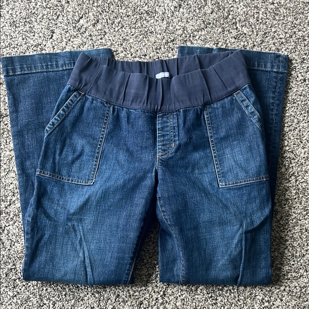 Gap Maternity Stretch Stylish Blue Denim Pants